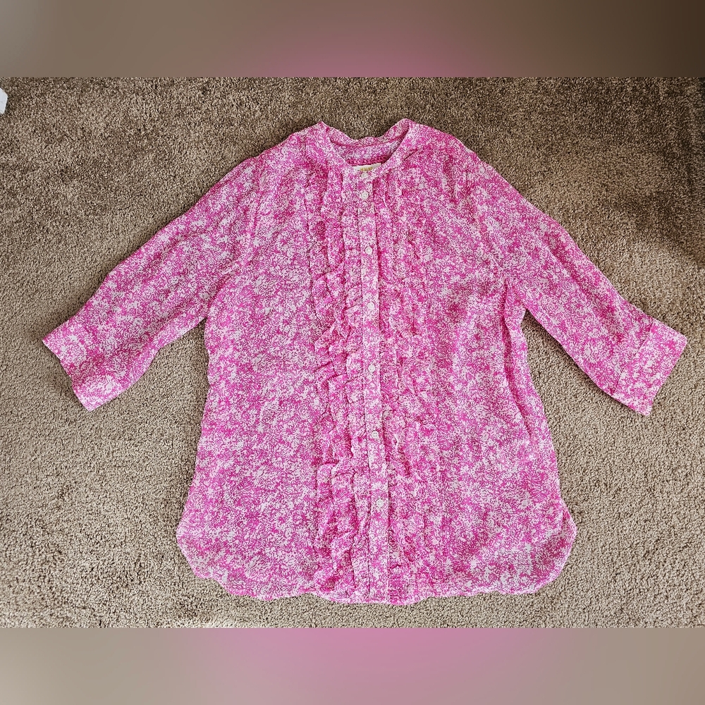 Maeve Anthropologie Blouse Size L